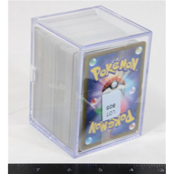 #805 Japanese Pokémon Card Lot in Plastic Case