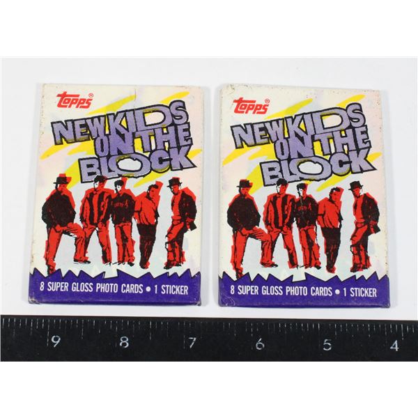 #817 Sealed Topps New Kids on the Block Cards