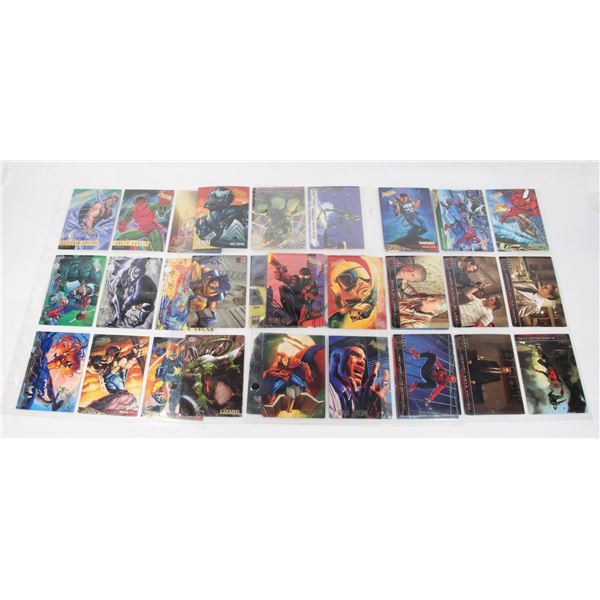 #820 Lot 33 Marvel Cards + Fleer Ultra Spider-Man
