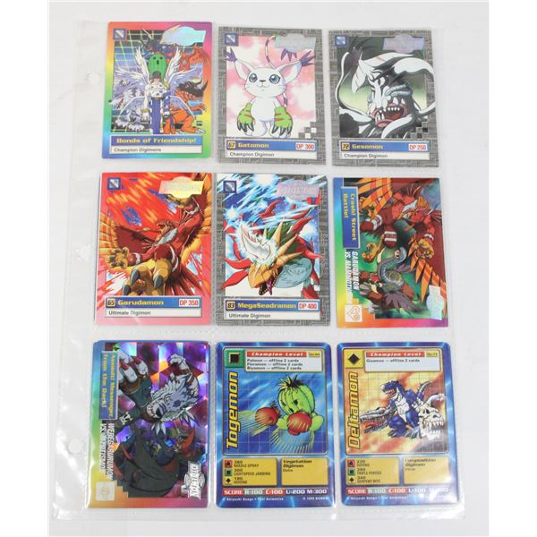 #821 Lot of 14 Assorted Digimon Cards