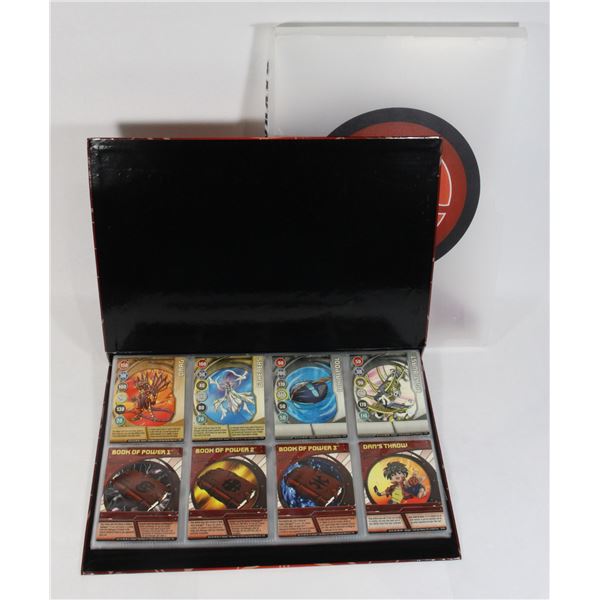 #824 Lot 8 Bakugan Battle Brawlers Cards in Binder