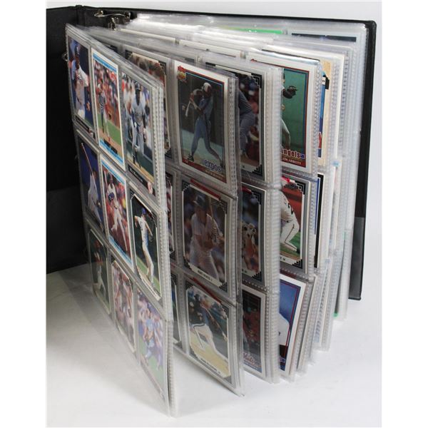 #828 300+ MLB Assorted Type Baseball Cards Binder