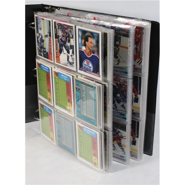#834 450+ NHL Hockey Cards in Binder Assorted