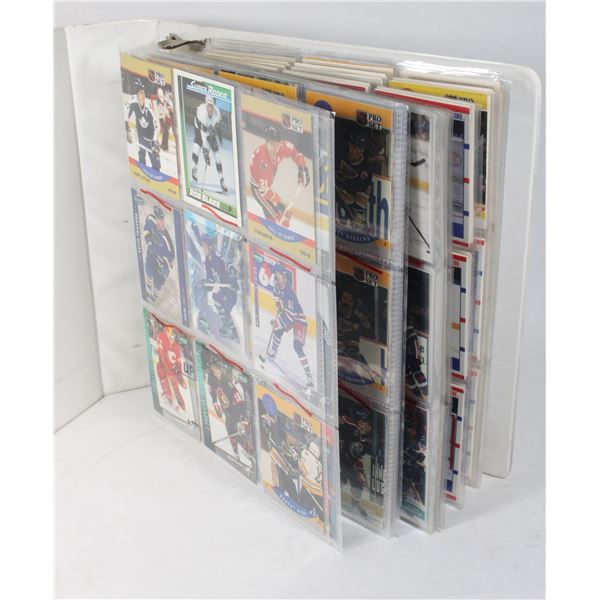 #838 300+ NHL Hockey Cards in Binder Assorted