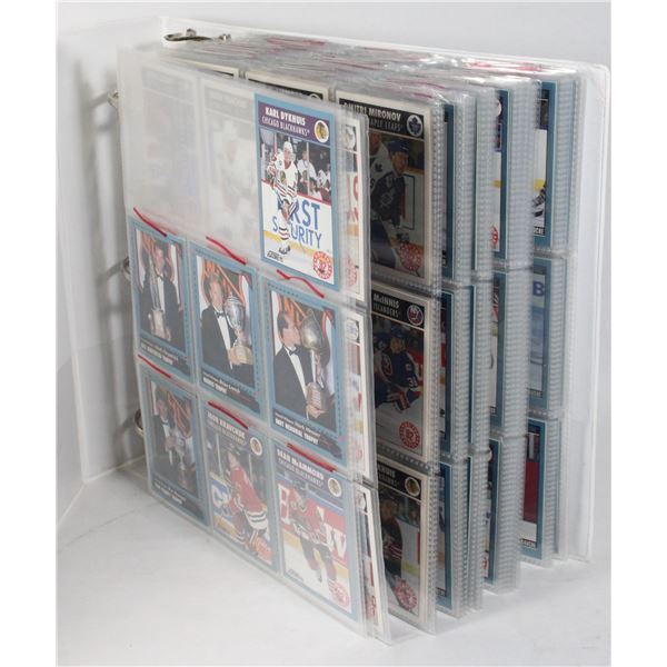 #840  375+ NHL Hockey Cards in Binder Score 1992