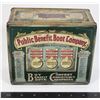 Image 1 : #844 Antique Public Benefit Boot Company Tin