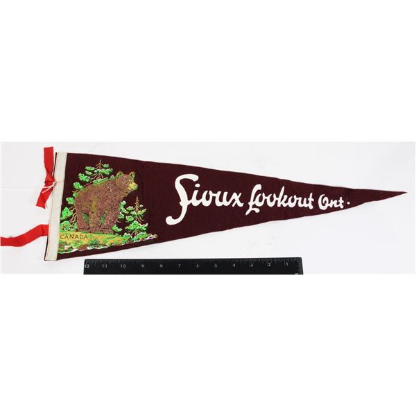 #851  1900's Pennant Sioux Lookout Ontario Bear