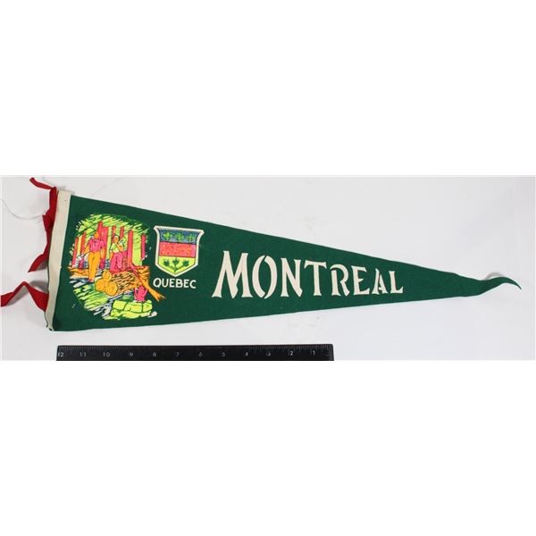 #854  1950's Pennant Montreal Quebec Lumberjacks