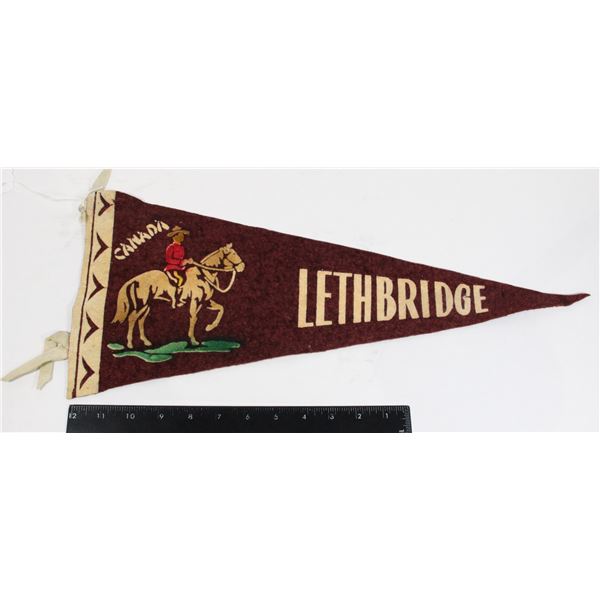 #863  1900's Pennant Lethbridge Alberta RCMP