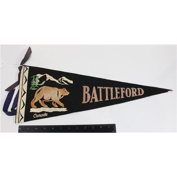 #870  1900's Pennant Battleford Saskatchewan Bear