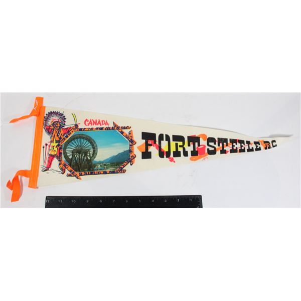 #874 1900's Pennant Fort Steele British Columbia