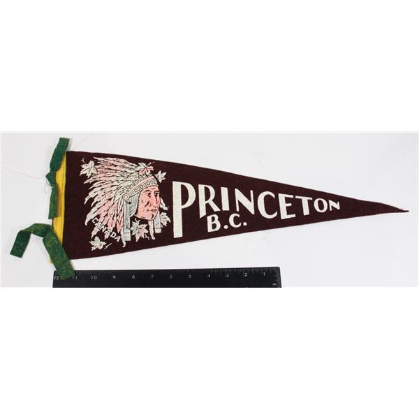 #876 1900's Pennant Princeton British Columbia