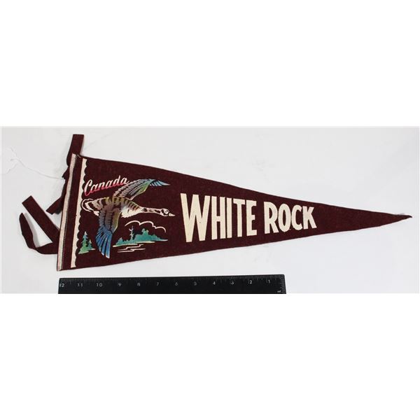 #877 1900's Pennant White Rock British Columbia