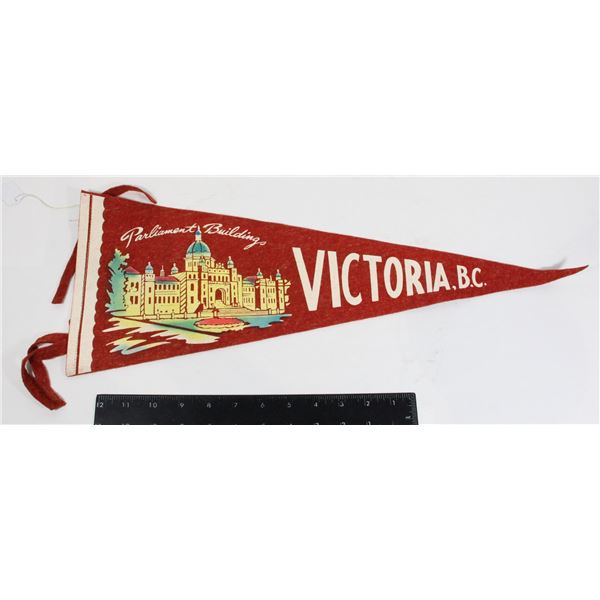 #890 1900's Pennant Victoria British Columbia
