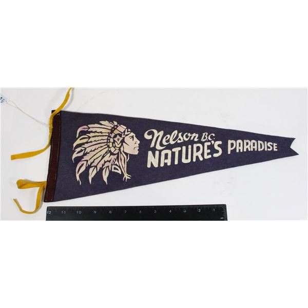 #892 1950's Pennant Nelson BC Nature's Paradise