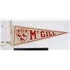 Image 1 : #898 1960s Silk Pennant McGill University Montreal