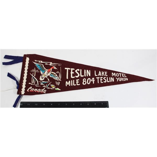 #920 1900's Pennant Teslin Lake Motel Yukon