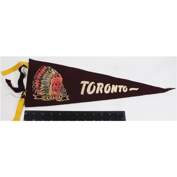 #926 1900's Pennant Toronto Ontario Canada Chief