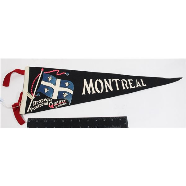 #930 1900's Pennant Montreal Quebec Canada
