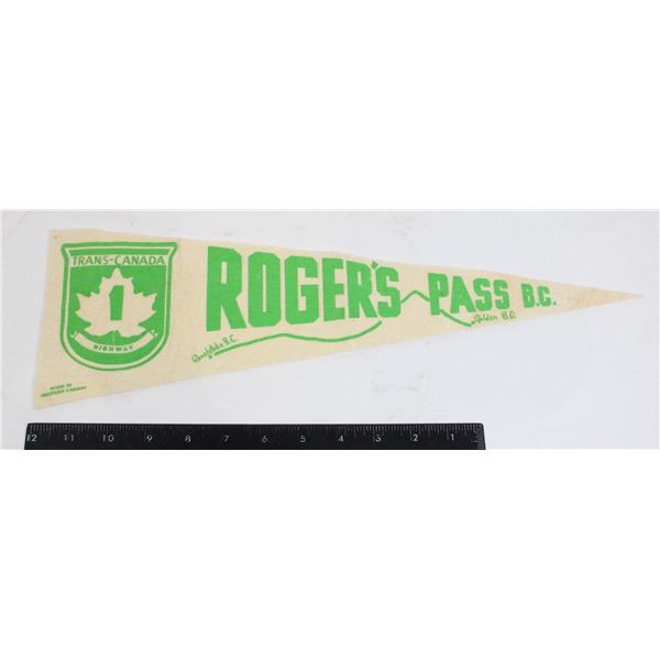 #940 1900's Pennant Revelstoke BC Roger's Pass