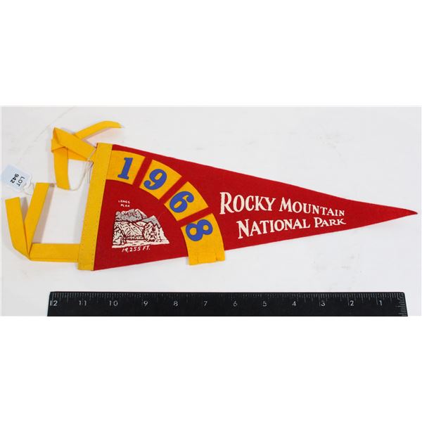 #942 1968 Pennant Rocky Mountain National Park