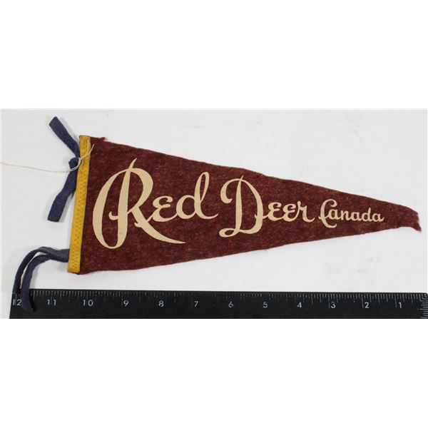 #950 1900's Pennant Red Deer Alberta Small Size