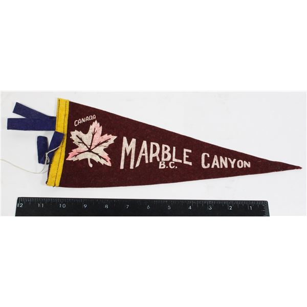#954 1900's Pennant Marble Canyon British Columbia