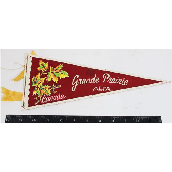 #958 1900's Silk Pennant Grande Prairie Alberta