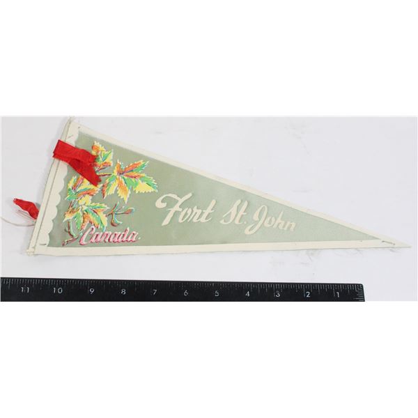 #959 1900's Pennant Fort St. John British Columbia