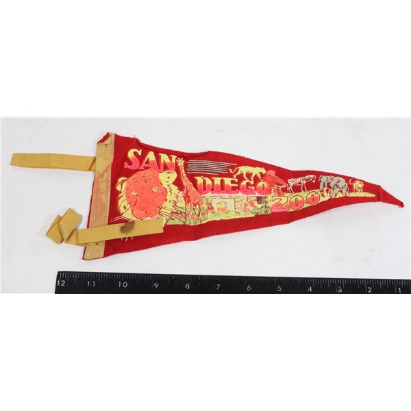 #962 1900s Pennant  San Diego Zoo California Small