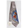 Image 1 : #979 Vintage Men's Tie Bird & Floral Design