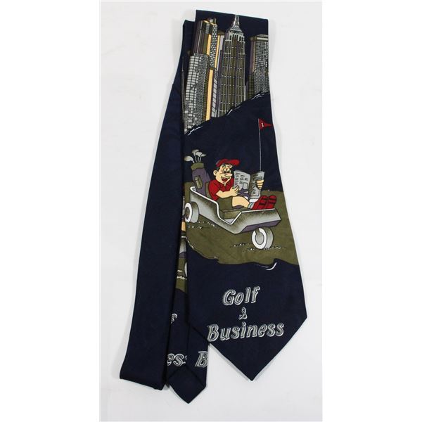 #992 Vintage Men's Tie Golf & Business