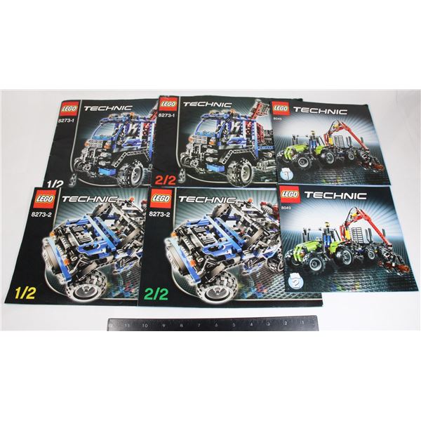 #996 Lot of Lego Technic Instruction Manuals for