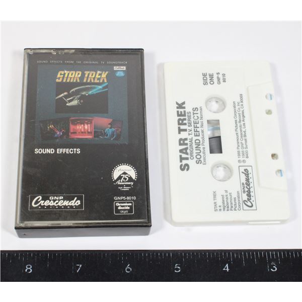 #1008 Star Trek Sound Effects Cassette Tape 1988