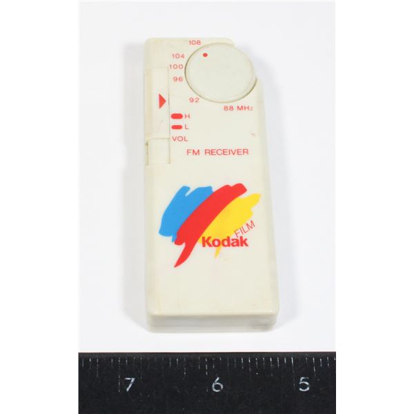 #1009 1980's Kodak Film FM Radio Receiver