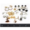 Image 1 : #1020 Vintage Men's Fashion Cufflinks Lot