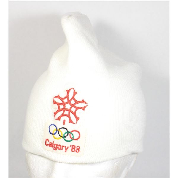 #1023 Calgary 1988 Olympics Toque Good Condition