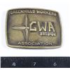 Image 1 : #1030 Greenhills Workers Association Belt Buckle