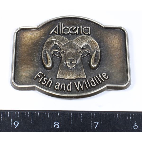 #1031 Alberta Fish and Wildlife Belt Buckle