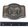 Image 1 : #1031 Alberta Fish and Wildlife Belt Buckle
