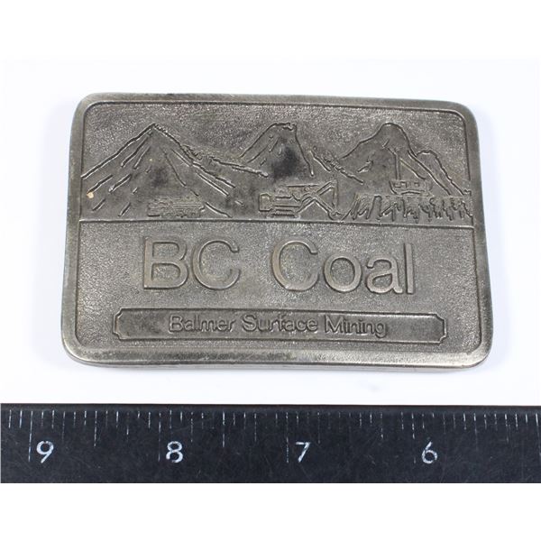 #1032 BC Coal Balmer Surface Mining Belt Buckle