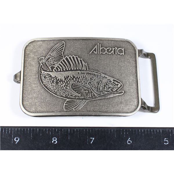 #1033 Alberta Fish Belt Buckle by Juniper Lacombe