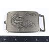 Image 1 : #1033 Alberta Fish Belt Buckle by Juniper Lacombe