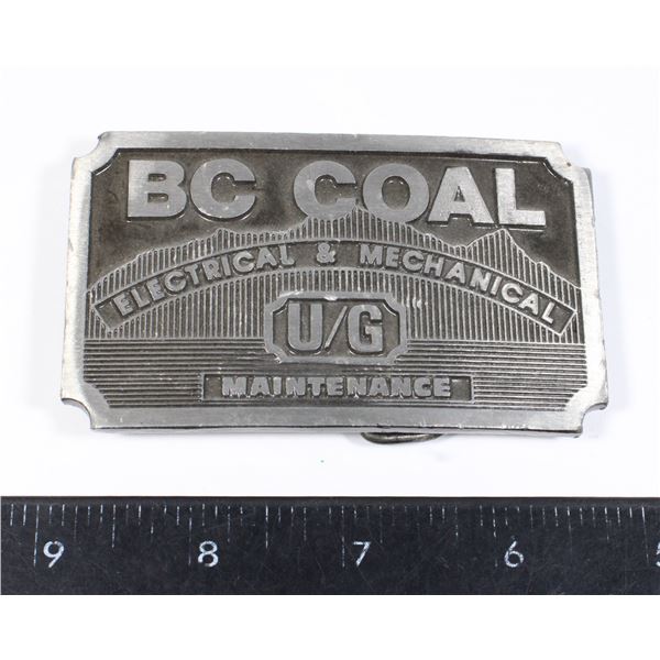 #1034 BC Coal Electrical & Mechanical Belt Buckle