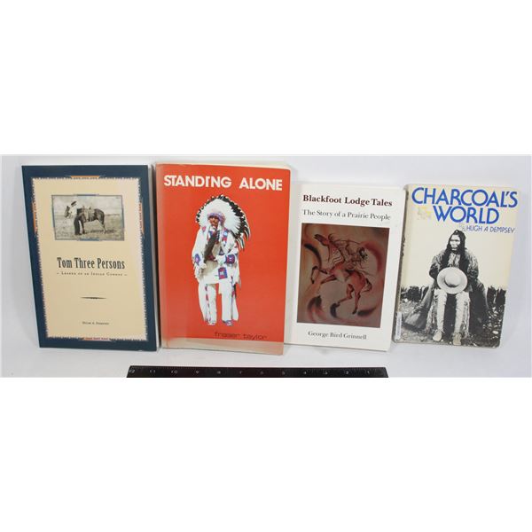 #1048 Lot 4 Alberta First Nations Softcover Books