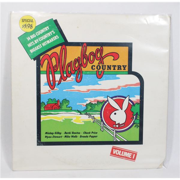 #1062 Playboy Country Volume 1 Vinyl Record
