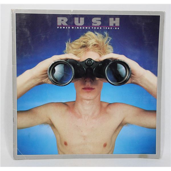 #1064 Rush Power Windows Tour 1985-86 Booklet
