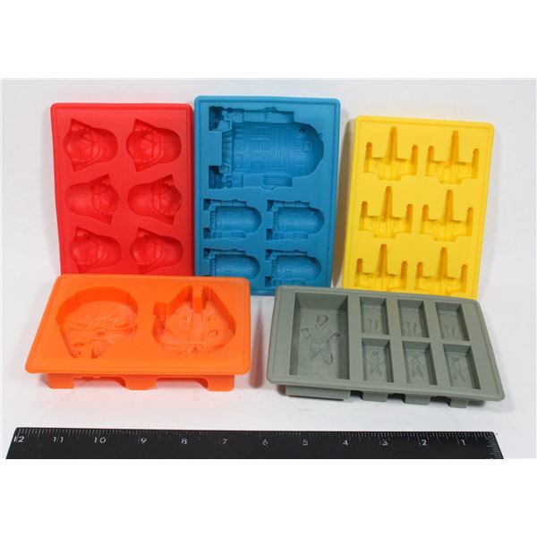 #1069 Star Wars Ice Cube Trays Han Solo Carbonite