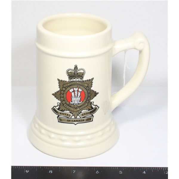 #1080 Ceramic Tankard Royal Regiment of Canada