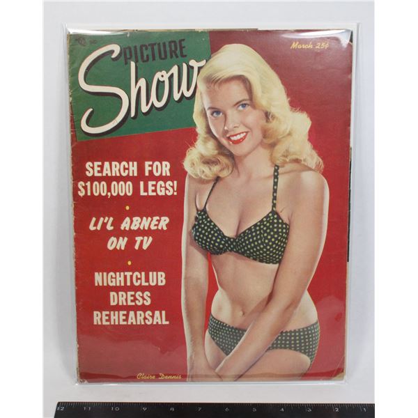 #1085 March 1951 Picture Show Vintage Magazine